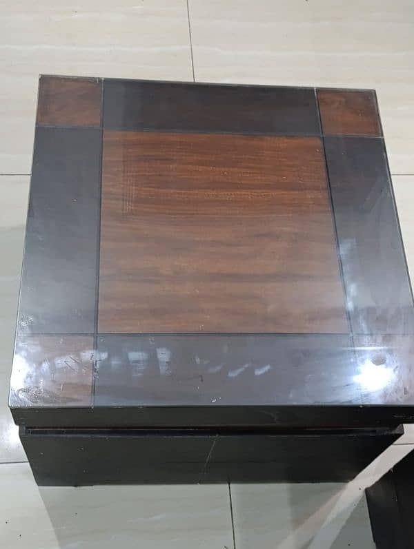 Wooden Table Set for Sale - Center Table & Side Tables 2