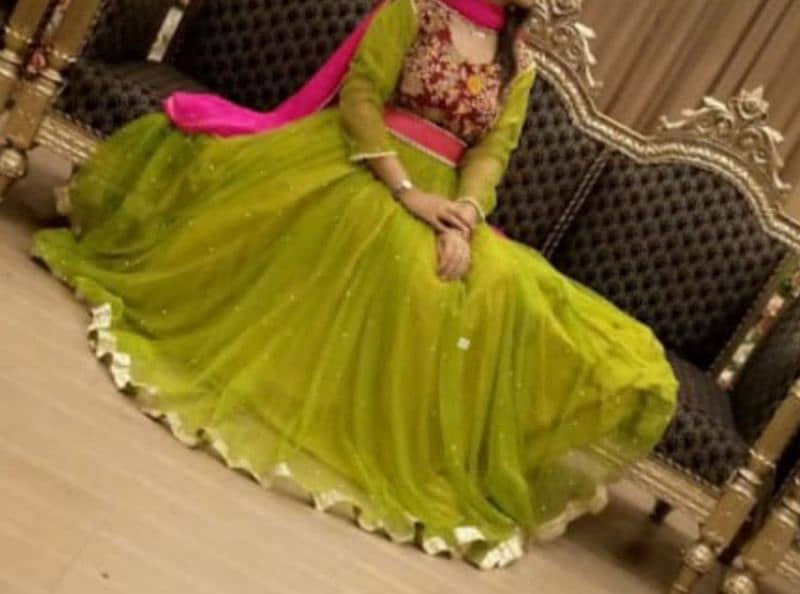 Beautiful Mehndi Dress is for Sale in Just 5k 4