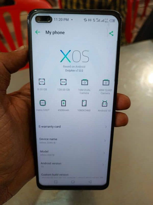 infinx zero 8i 8 128 hai fresh pess hai oky hai sub PTA appved hai 2