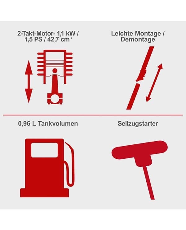 Scheppach Petrol multi Garden tool imported 03198614614 5