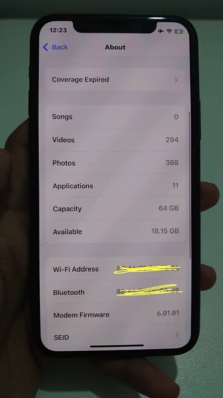 Iphone 11 pro 64 GB JV 6