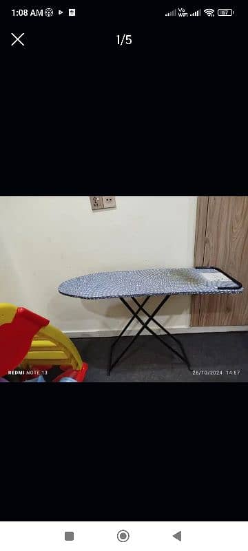 folding iron table 2