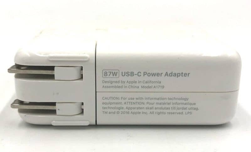 Apple 87W USB-C Power Adapter A1719 GenuineMODEL: A1719 2