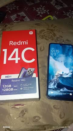 Redmi 14c Ram 6+6 Rom 128 condition 10/10