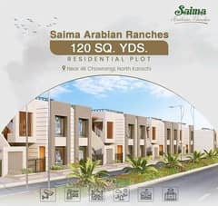 120 Square Yards Plot available on Installments in Saima Arabian Ranches.