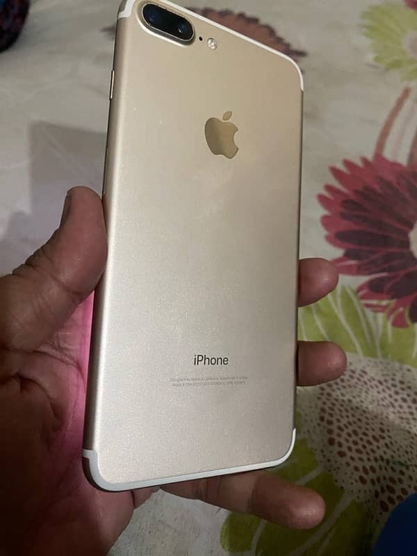 Asalam o Alikom iPhone 7 Plus urgent sale pta approved 128 gb 0