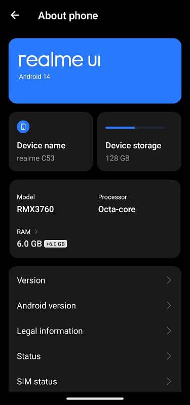 Realme C53 0