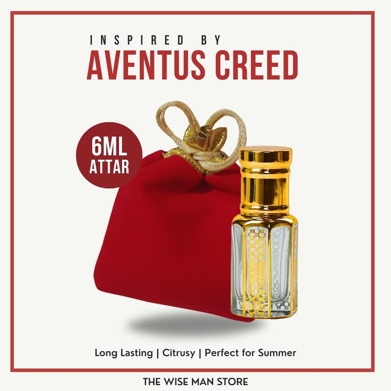 Creed Aventus Attar for Men Long Lasting, Fruity Citurs Notes 0