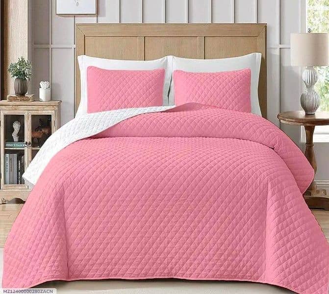 3pcs cotton plain Bedspread, WhatsApp (03145156658) 0