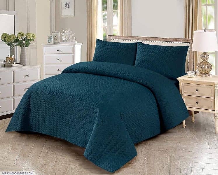 3pcs cotton plain Bedspread, WhatsApp (03145156658) 4