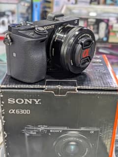 Sony A6300. with 16x50 Lens Slightly Used Complete  0323-2054464