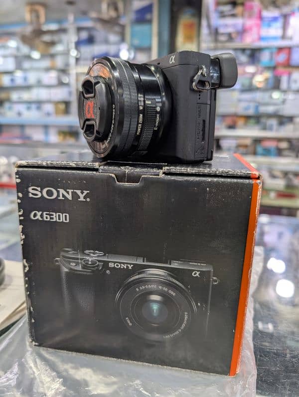 Sony A6300. with 16x50 Lens Slightly Used Complete  0323-2054464 4