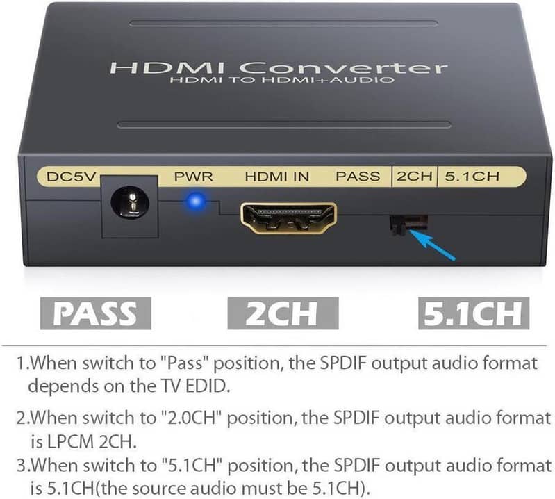 HDMI to HDMI+Optical Toslink SPDIF+Audio, HDMI Audio Extractor, 14