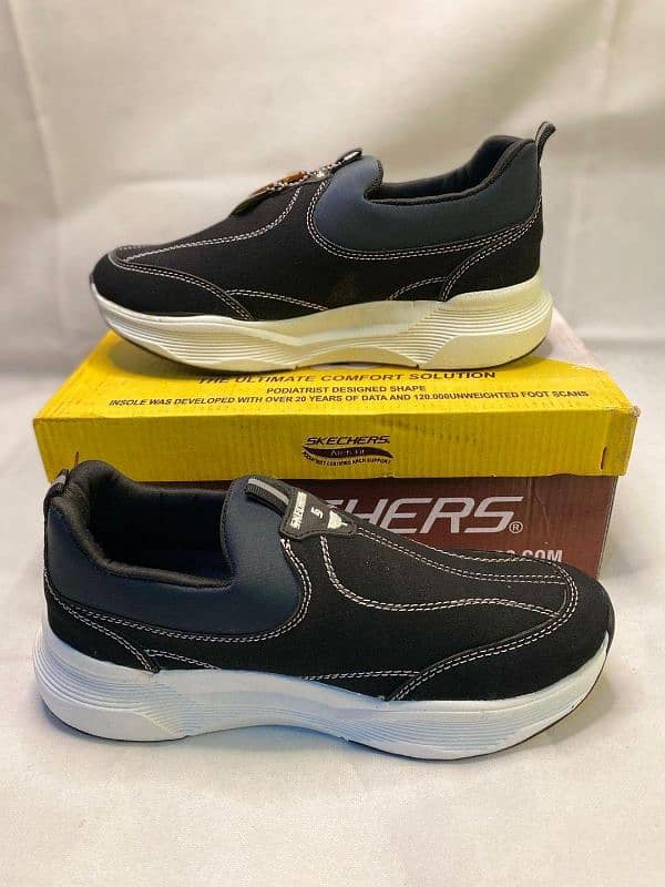 Men's EVA Fancy Skechers - Line Black 1