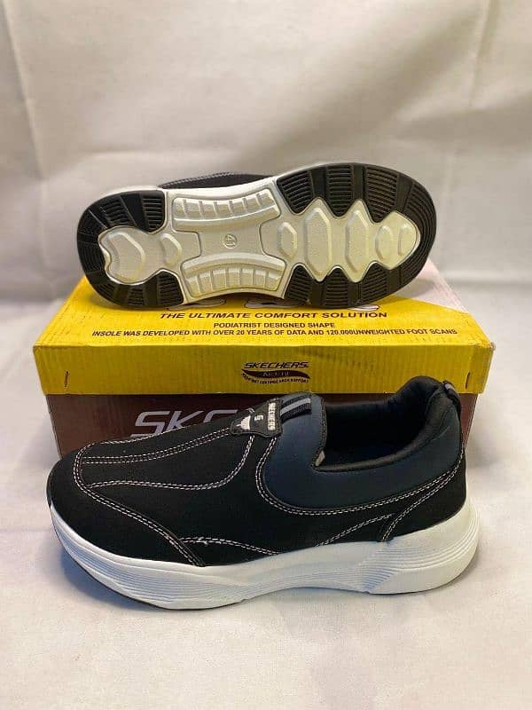 Men's EVA Fancy Skechers - Line Black 2