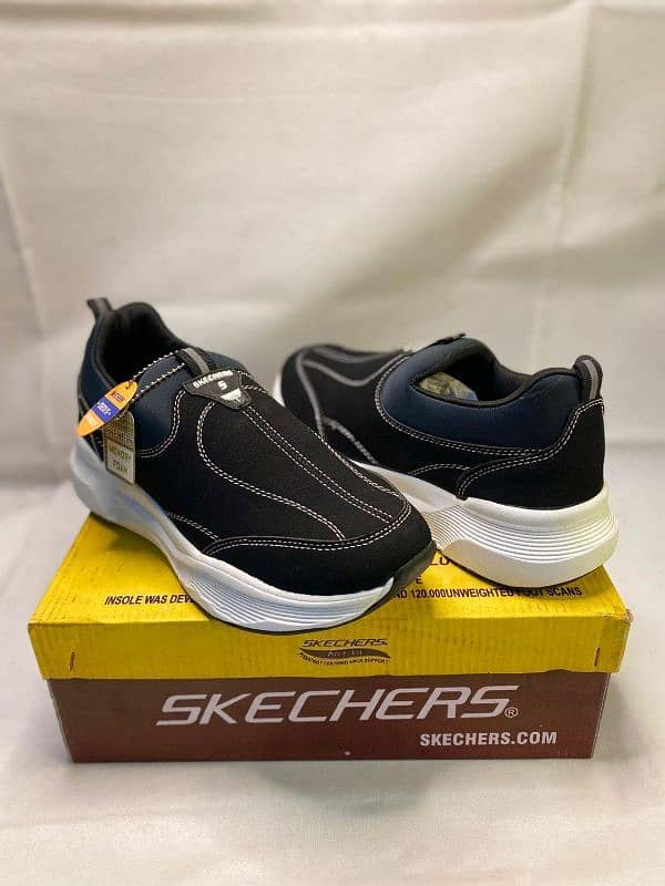 Men's EVA Fancy Skechers - Line Black 4