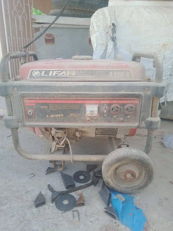 lifan generator 2.5 kva 0