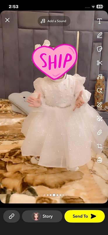 urgent selling party wear for 1,2years 5