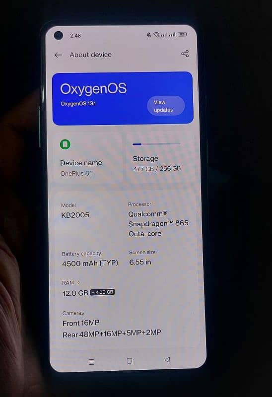 OnePlus 8T 12/256 globel dual sim 2