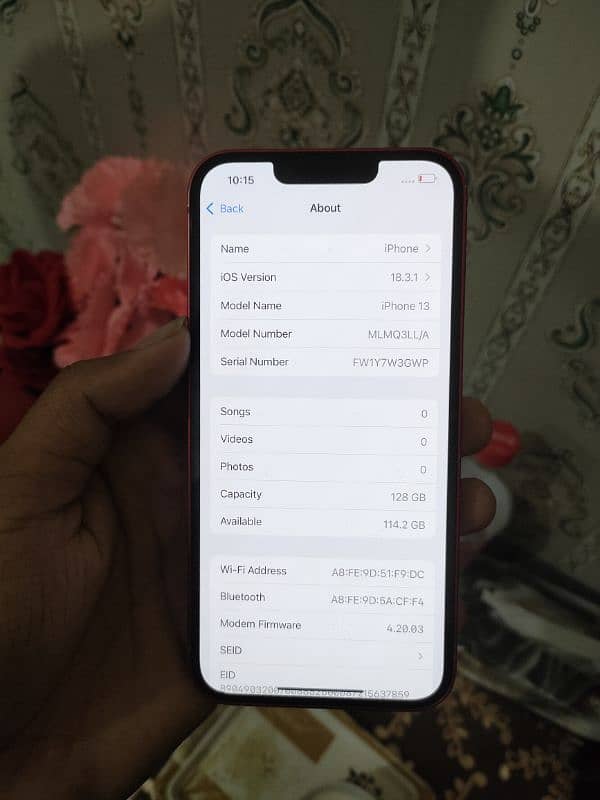 iPhone 13 128gb factory unlock water peck 2