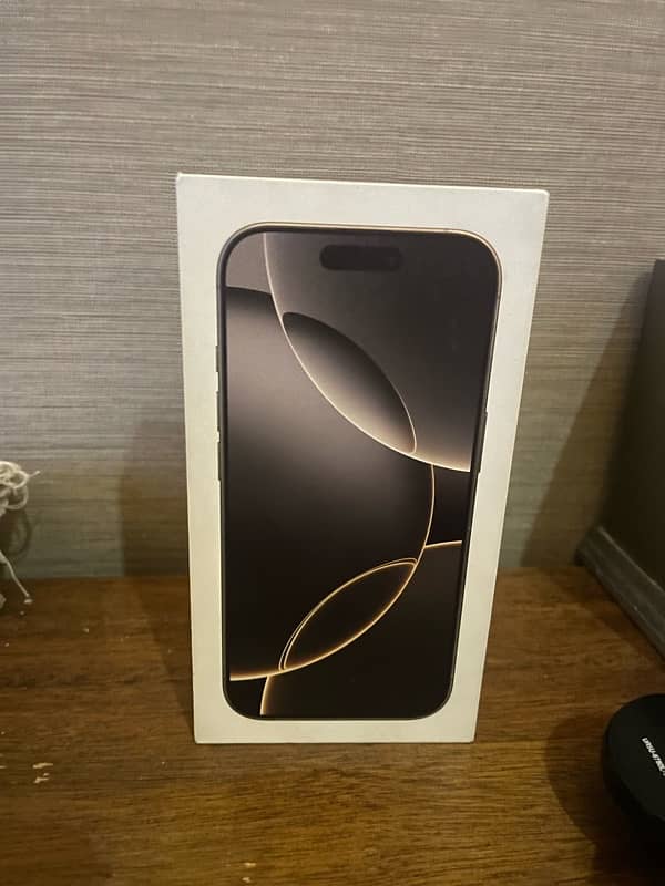 iPhone 16pro 512GB Box Packed 0