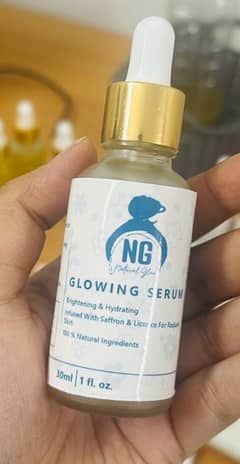 organic glowing serum