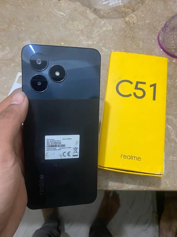 realmi C51 4/64GB 3 months use or pani main jany ki waja sy off ha 0