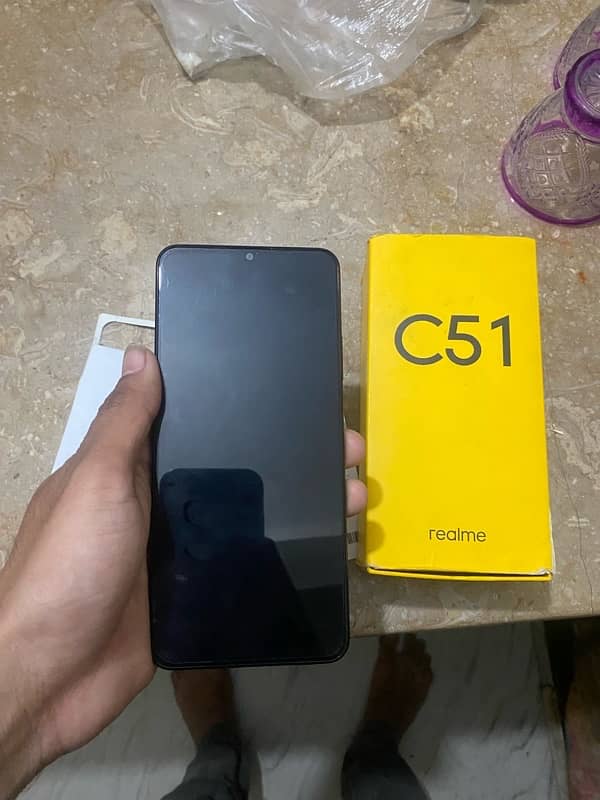 realmi C51 4/64GB 3 months use or pani main jany ki waja sy off ha 1