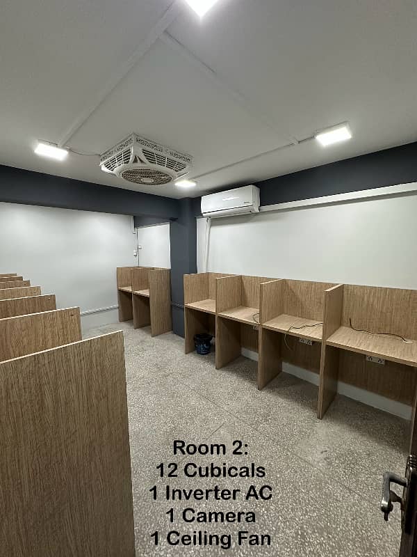 FULLY FURNISHED COMMERCIAL OFFICE 750 SQ FEET FOR RENT IDEAL LOCATION 6