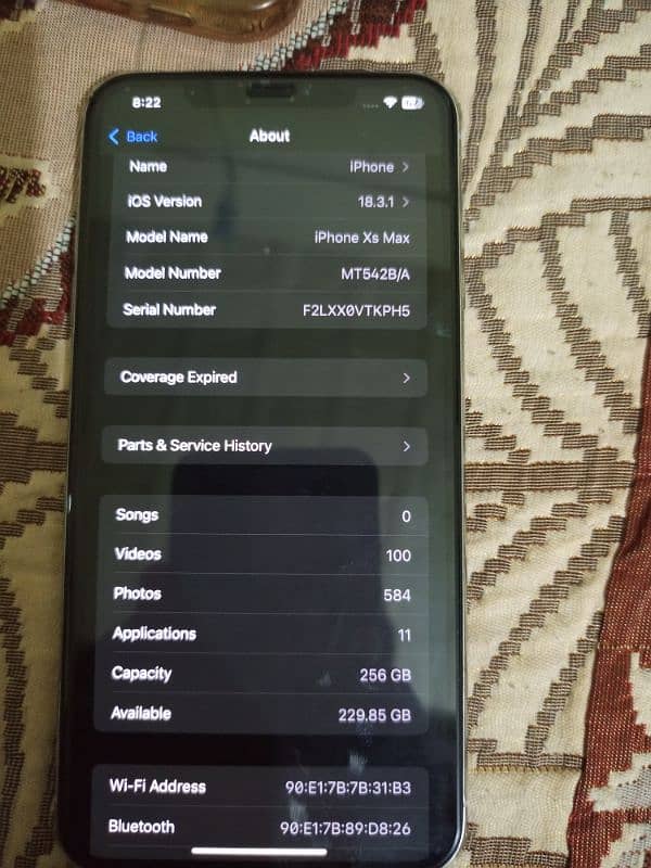 iphone XS MaX (256) Sim Glitch 7