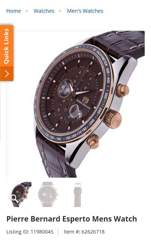 Pierre Bernard Esperto Men Chronograph Watch 7