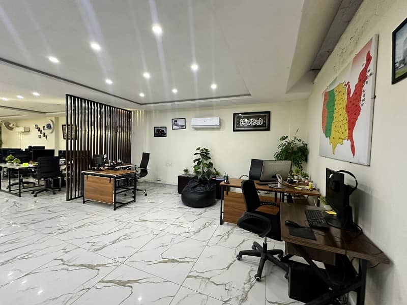 5 Malra Furnished Office For Rent Available In Bahria Town Lahore 8