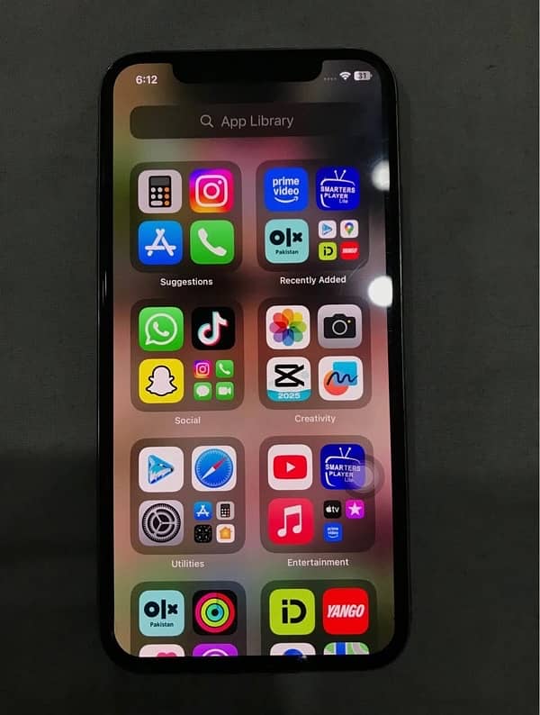 iPhone x 256 GB pta approved  with box 1