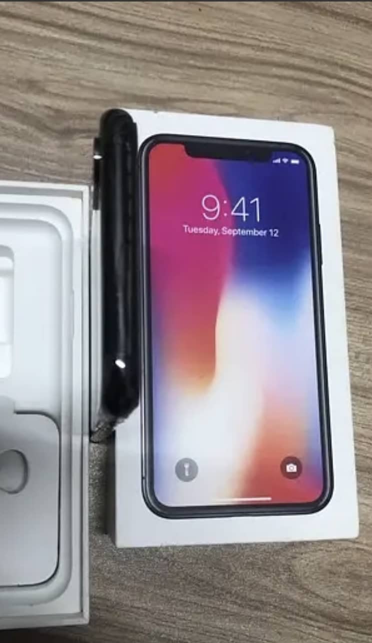 Iphone x 256 gb seald piece dubai export Pta approved 4