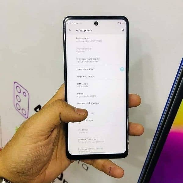 MOTOROLA EDGH 2021 (6/256GB) PTA APPROVED NEW STOCKS AVAILABLE USA 6