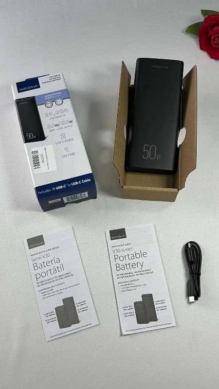 insignia Power Bank 20000mah 50W Box Pack 6