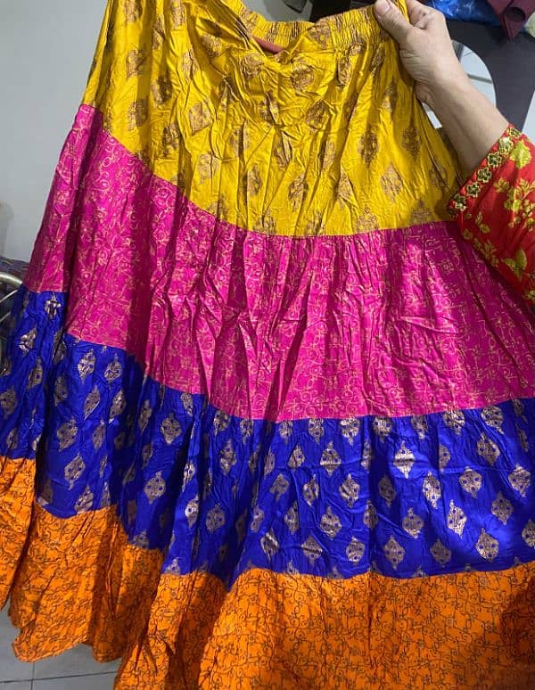 choli sharara medium size aur Large size frocks 2