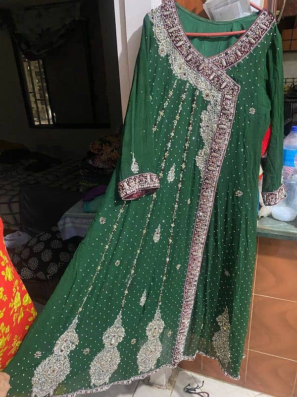 choli sharara medium size aur Large size frocks 14