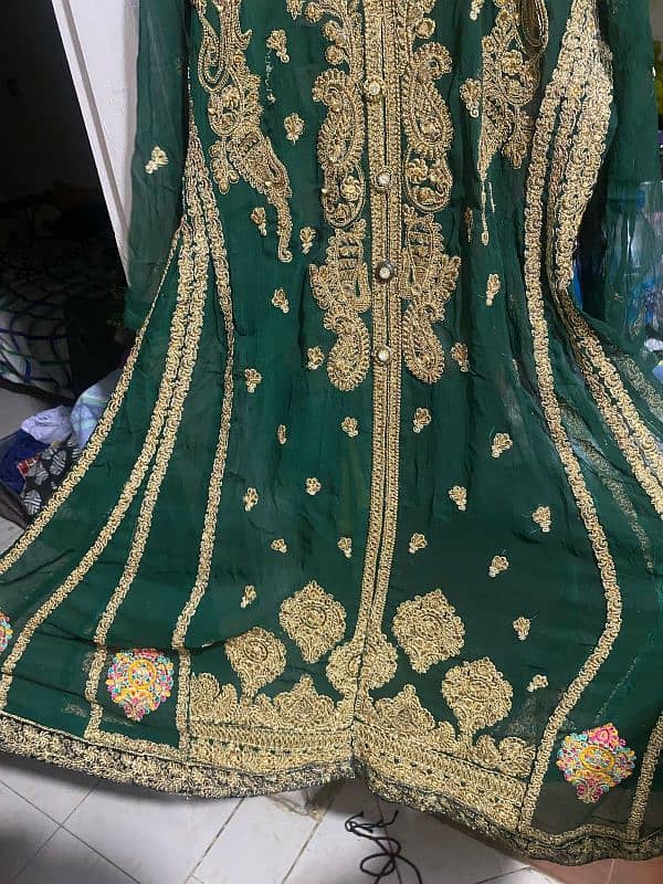 choli sharara medium size aur Large size frocks 18