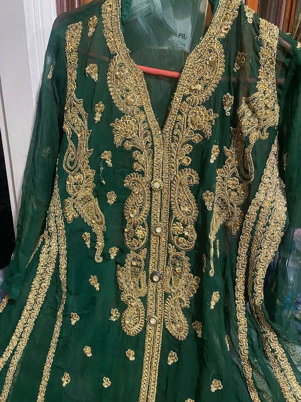 choli sharara medium size aur Large size frocks 19