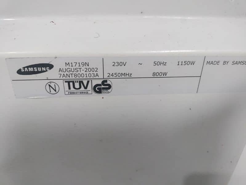 Samsung microwave 10