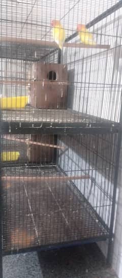 metal cage 3×1.5×1.5 with two boxes