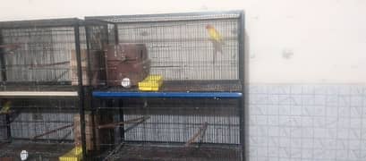 metal cage 3×1.5×1.5 with two boxes