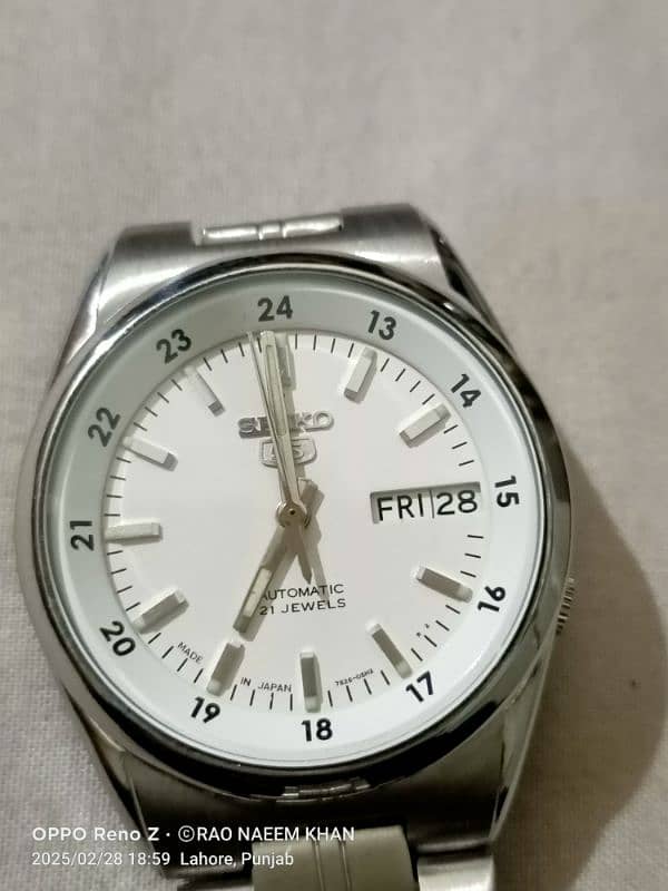 SEIKO 5 AUTOMATIC WRIST WATCH 3