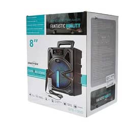 GTS Rechargeable Speaker with Microphone FM radio,microphone input,AUX