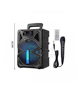 GTS Rechargeable Speaker with Microphone FM radio,microphone input,AUX 13