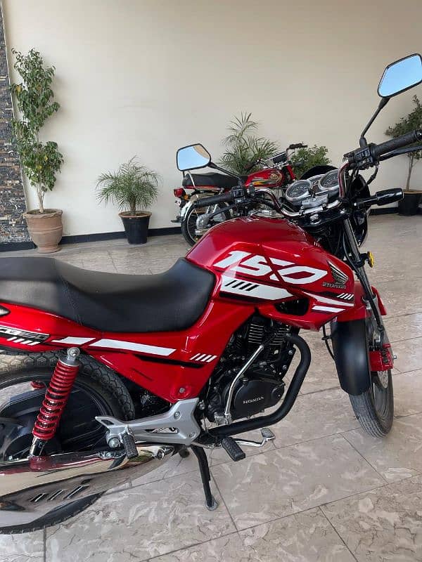 Honda cb150f 2024 model Islamabad number 0