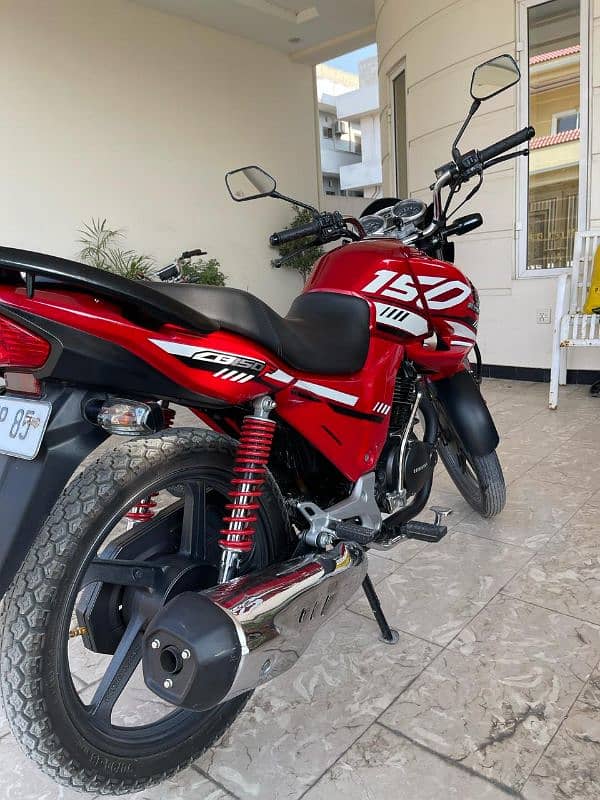 Honda cb150f 2024 model Islamabad number 1