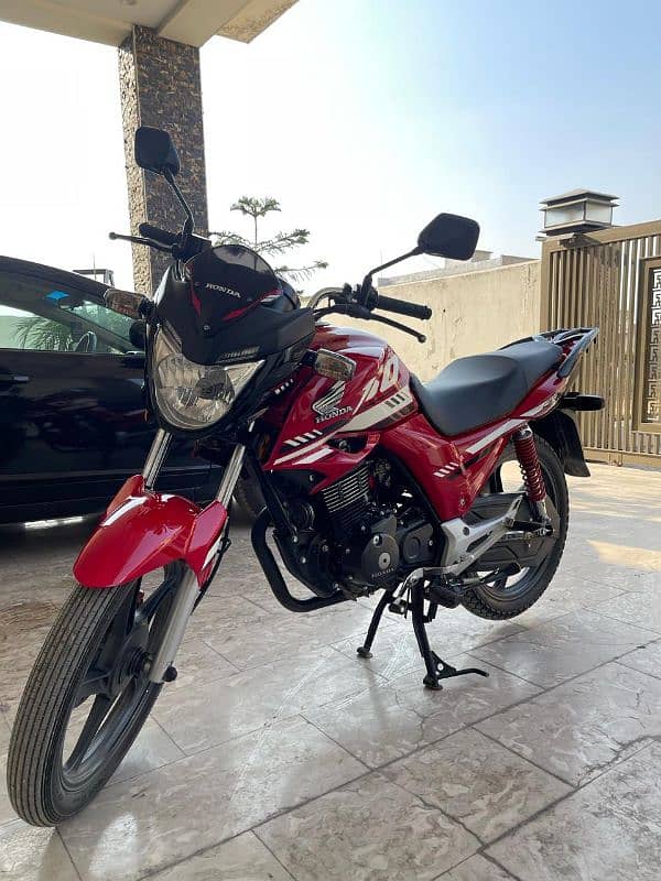 Honda cb150f 2024 model Islamabad number 9