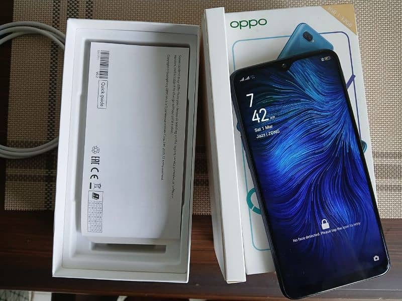 Oppo A12 With Original Box and Charger 1